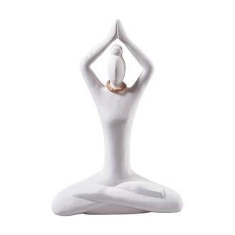 Figurine en Bois Yoga/Bras Levés