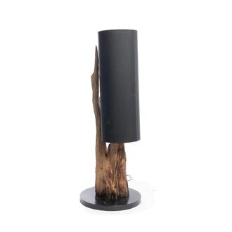 Teak Table Lamp Wood Art