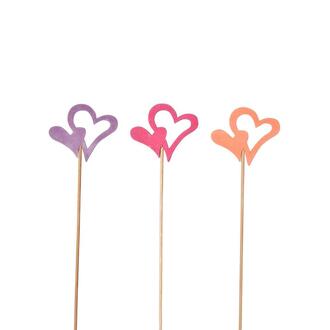 Wooden Heart Curved Heart