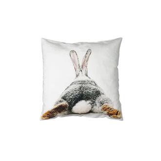 Stoff Kissen Hase