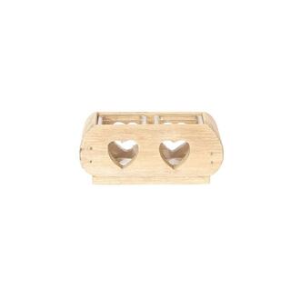 Holz Teelichthalter Herzilein