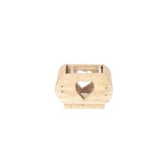 Holz Teelichthalter Herzilein