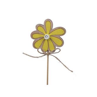 Bouton de Fleur en Bois