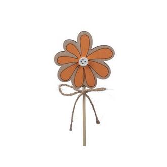 Bouton de Fleur en Bois