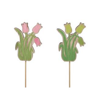 Tulipe À Fleurs en Bois