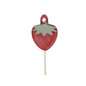 Kunstleder Erdbeere Strawberries