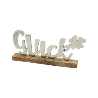 Alu Schriftzug Glück