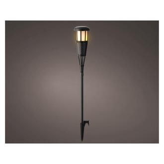 Kunststoff Gartenfackel Solar/Flackereffekt