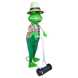 Jardinier Grenouille en Métal