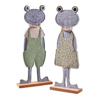 Felt Frog Ginger & Fred