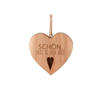 Holz Herz Schön dass es Dich gibt