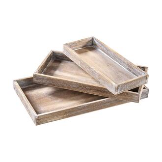 Holz Tablett Rechteck