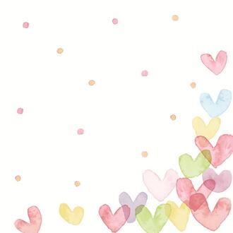 Napkin Hearts/Dots