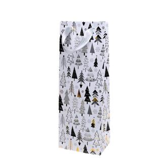 Papier Flaschentasche Tannen