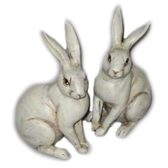 Resin Rabbit Antique