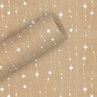 Christmas Wrapping Paper Glitter Chain