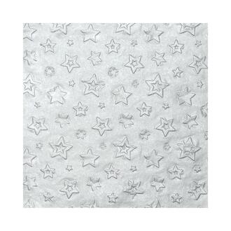 Christmas Napkin Embossed Stars