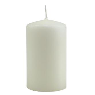 Stumpenkerze Alu-Etikett