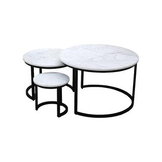 Metal Table Marble