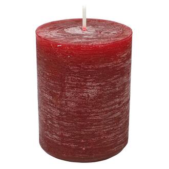 Decorative Pillar Candle Safe/Rustico