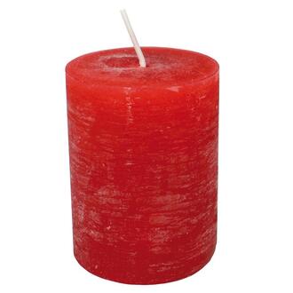 Decorative Pillar Candle Safe/Rustico