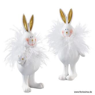 Resin Rabbit Harry/Gold Ear/Egg/Plush Collar