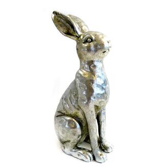 Lapin en Résine Poldy/Argent