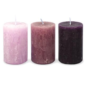 Decorative Pillar Candle Safe/Rustico/Mix