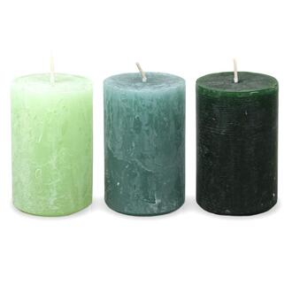 Decorative Pillar Candle Safe/Rustico/Mix