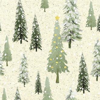 Christmas Napkin Fir Forest
