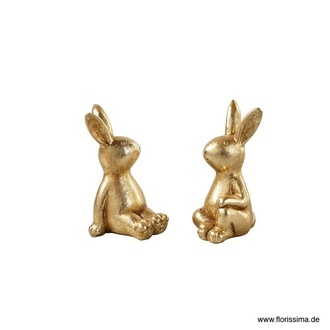 Lapin en Résine Erwin & Emma