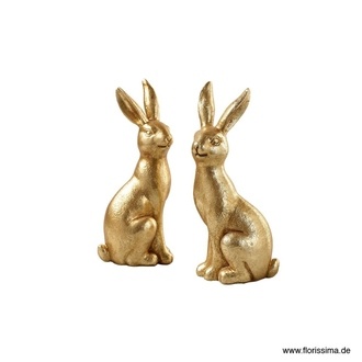 Lapin en Résine Erwin & Emma