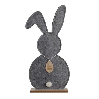 Lapin en Feutre Gris