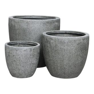 Polystone Übertopf Elba/Rock