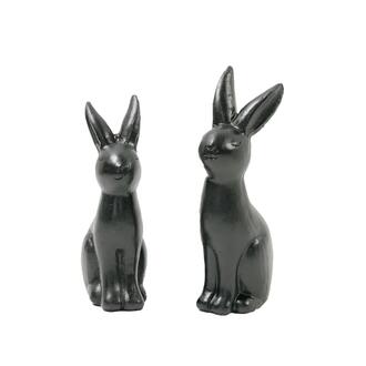 Resin Rabbit Black