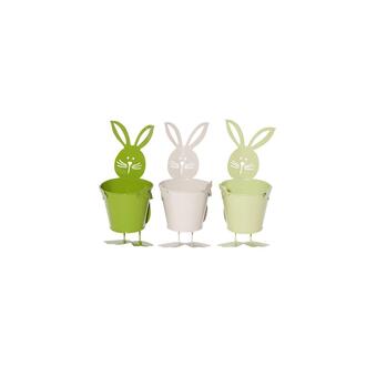 Jardinière en Métal Tête de Lapin