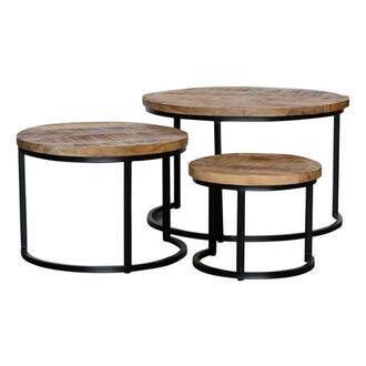 Metall Tisch Holzplatte/Puri