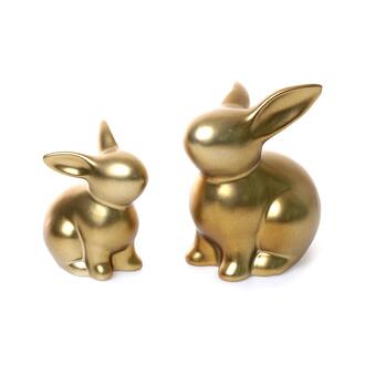 Keramik Hase Goldjunge