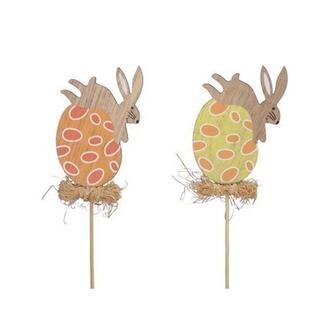 Lapin en Bois sur Œuf