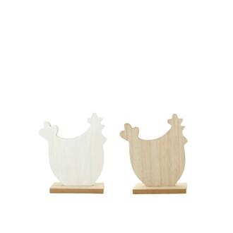 Wooden Chicken Cackling