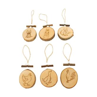 Wooden Hanging Rabbit/Rooster/Chicken/Goose