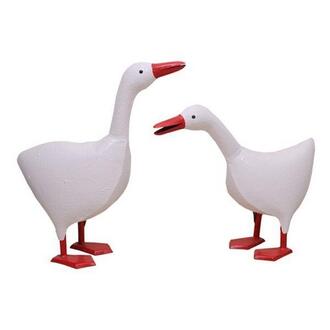 Metal Goose Canoe