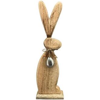 Œuf de Lapin en Bois Argenté