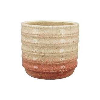 Jardinière en Céramique Rainurée