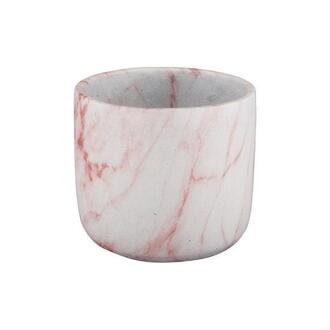 Zement Übertopf Maserung