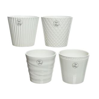 Jardinière en Céramique Diamant/Rayure/Vague