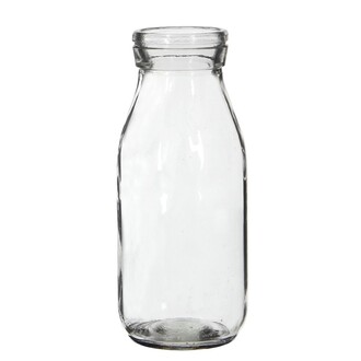 Glas Vase Milchflasche klein