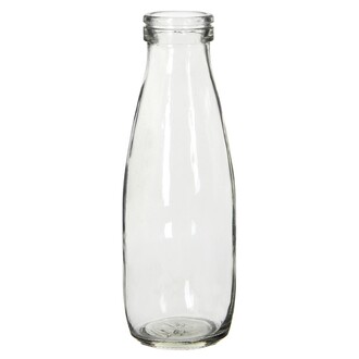 Vase en Verre Grande Bouteille de Lait