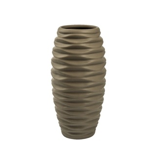 Keramik Vase S/Wellendesign