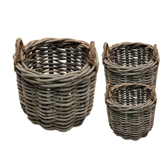 Rattan Übertopf Java/CL-Rattan